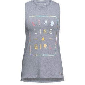 Under Armour- “lead like a girl” NWT youth large